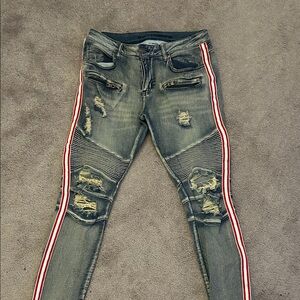 Premiere Denim by rue21 Slim Jeans with Red Accents